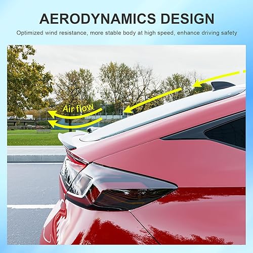 Miniatura 4 de Alerón compatible con Honda Civic Hatchback 2022-2026, alerón de maletero de ABS, repuesto para Honda Civic 2022 2023 2024 2025 2026 Accesorios