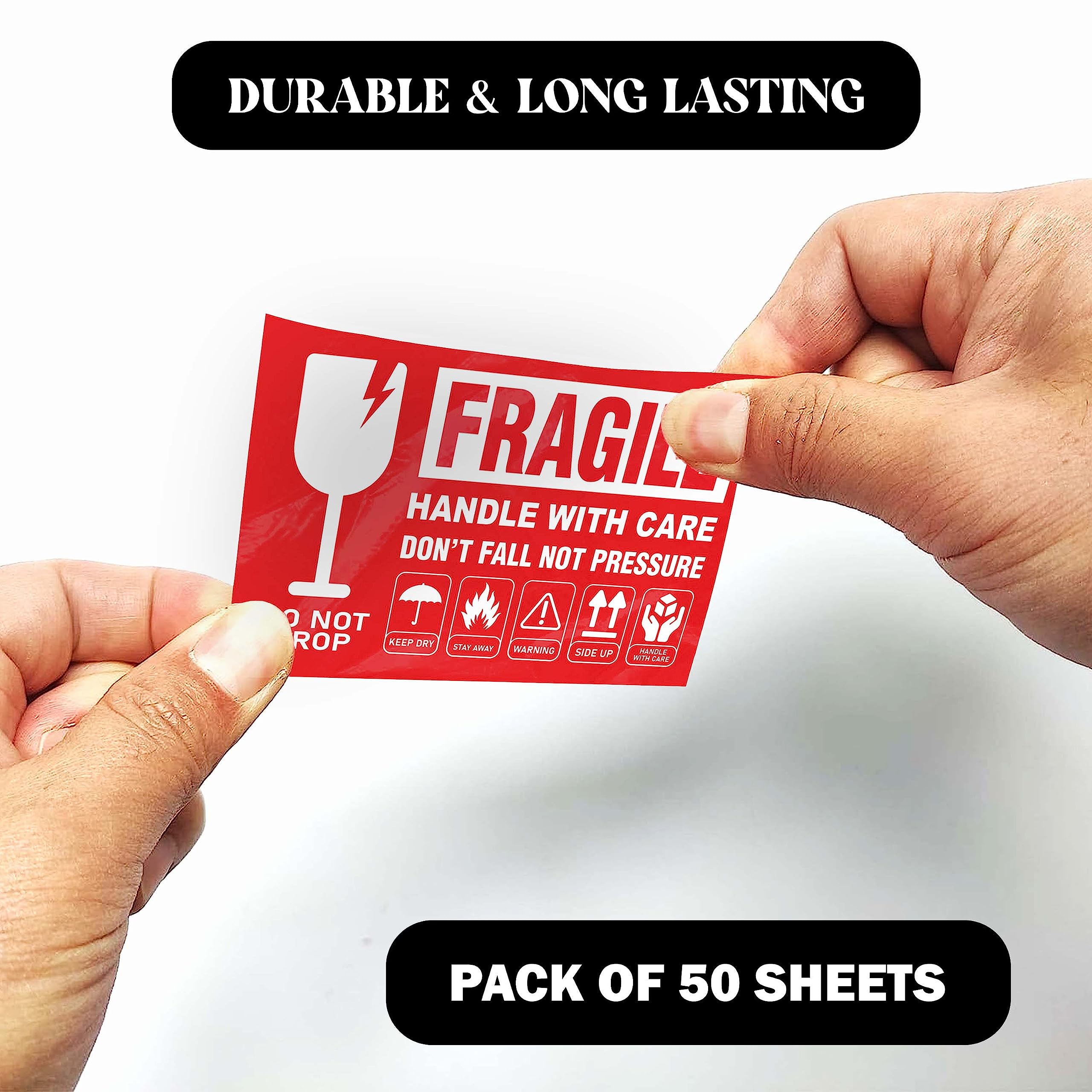 Moving Stickers Buy 2 X 3 Inch Fragile Stickers, Handle With Care ...