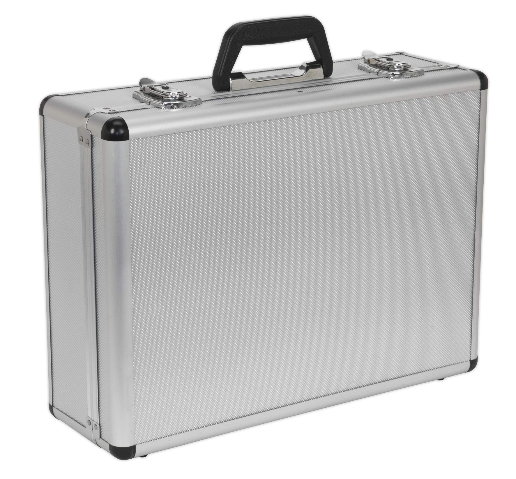 Mallette en aluminium antichoc avec ses coins arrondis protecteurs