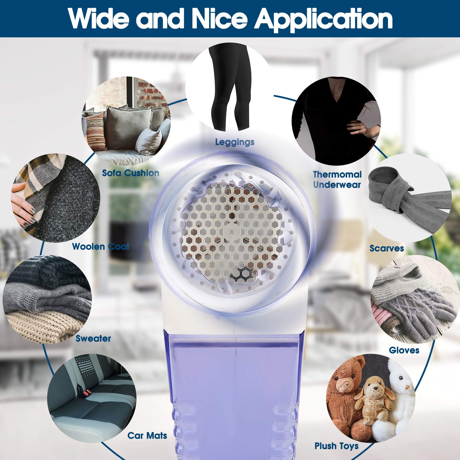 Rasoio Levapelucchi Steamery Pilo 1 - Ricaricabile USB, Per Vestiti E Tessuti, Grigio - Foto 5