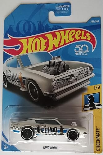 Hot Wheels 2018 Checkmate King Kuda (King) 362365, blanco
