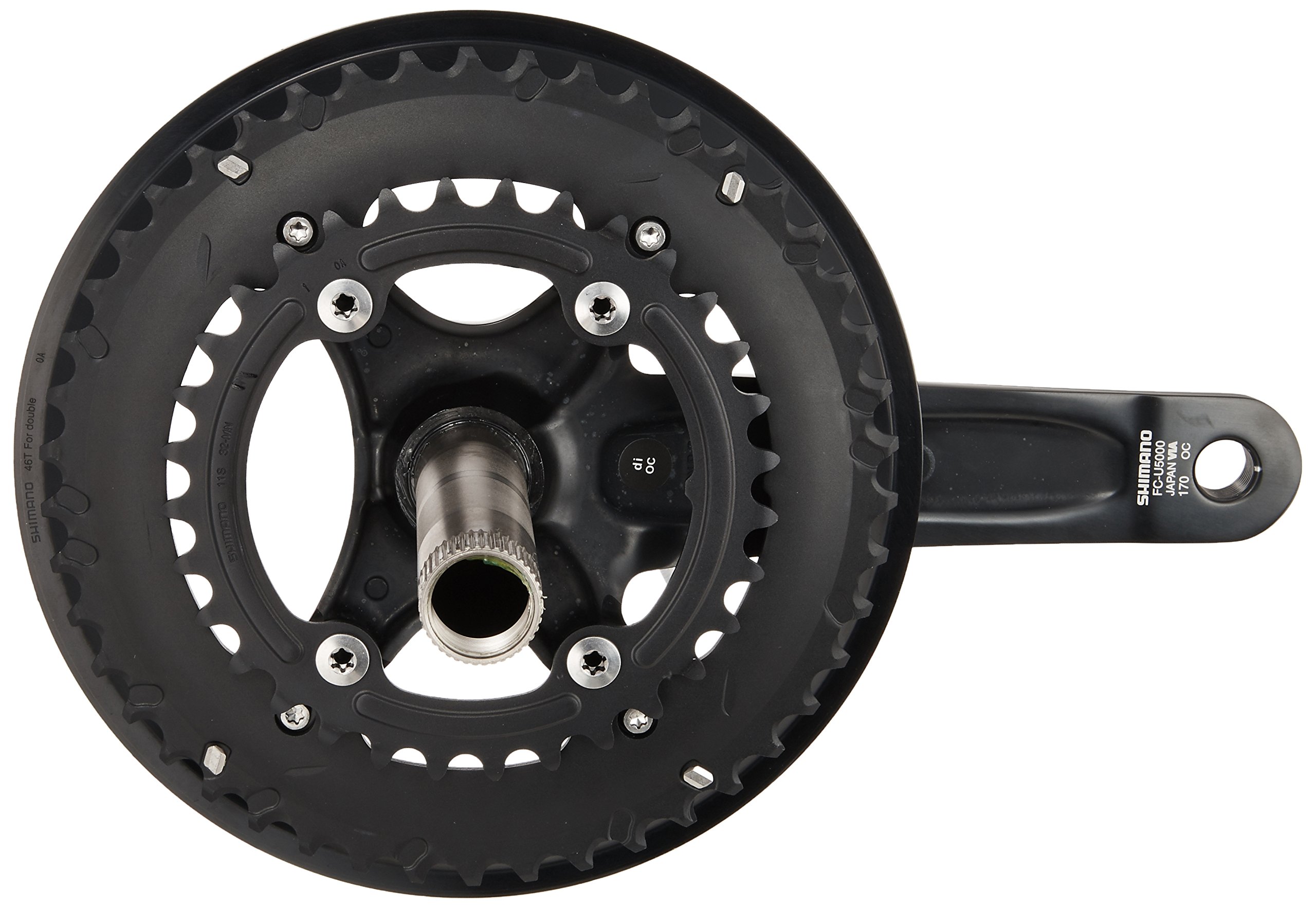 SHIMANO Metrea FC-U5000 Pédalier 2 x 11 Vitesses 46-32 Z