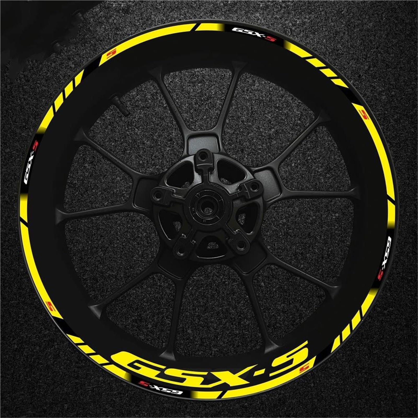 Full Set Motorcycle for Gsxs Wheel Sticker Stripe Reflective Rim for Suzuki Gsx-s Gsx-s750 Gsxs1000 750 1000 600 2024(Color14)
