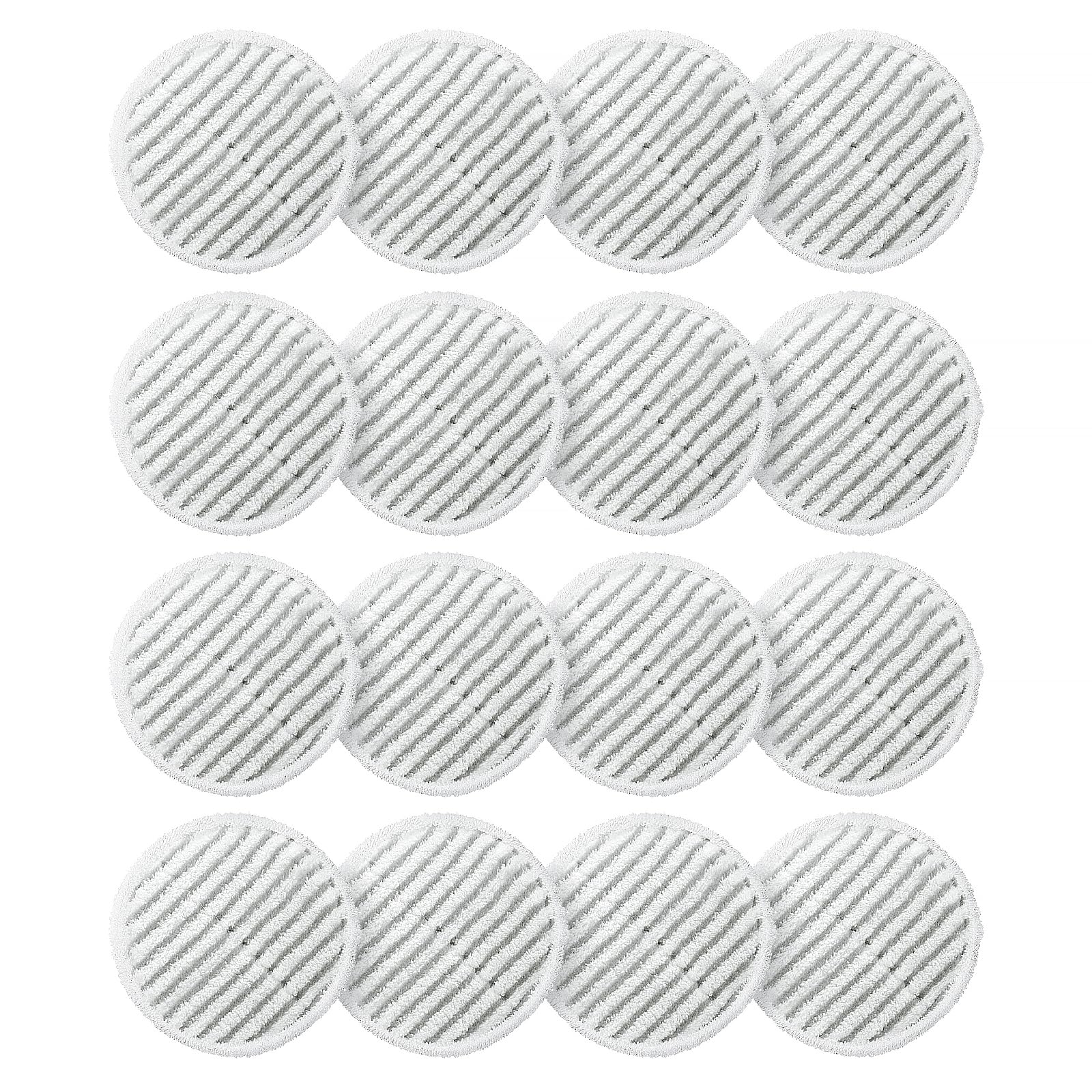 AIR U+ 16 Pack Replacement Steam Mop Pads for Shark S8201 S7001 S8001 S7201 S7000AMZ S7000 S7005 S7020 S7001C Steam Mop, Steam & Scrub All-in-One Scrubbing and Sanitizing, Dirt Grip Scrub Washable Pad