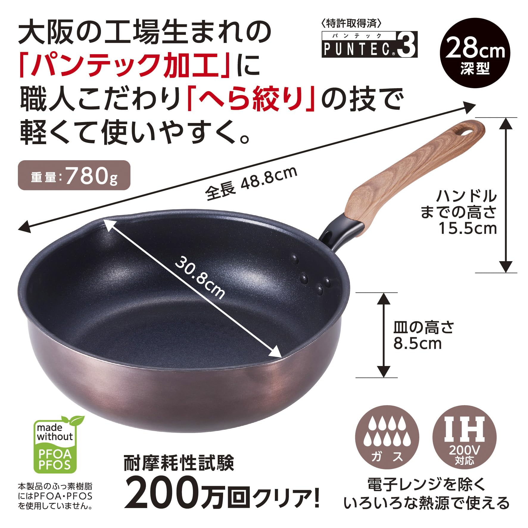 キッチン/食器 【日本未入荷】LAVA ブラウン 深型ソースパン(18㎝)