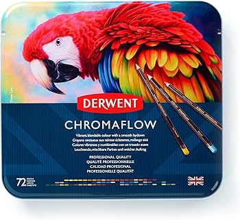 Amazon.com : Derwent Chromaflow Colored Pencils Tin, Set of Amazon.com : Derwent Chromaflow Colored Pencils Tin, Set of