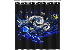 Astronaut Shower Curtain: A Cosmic Canvas for Your Stellar Bathroom