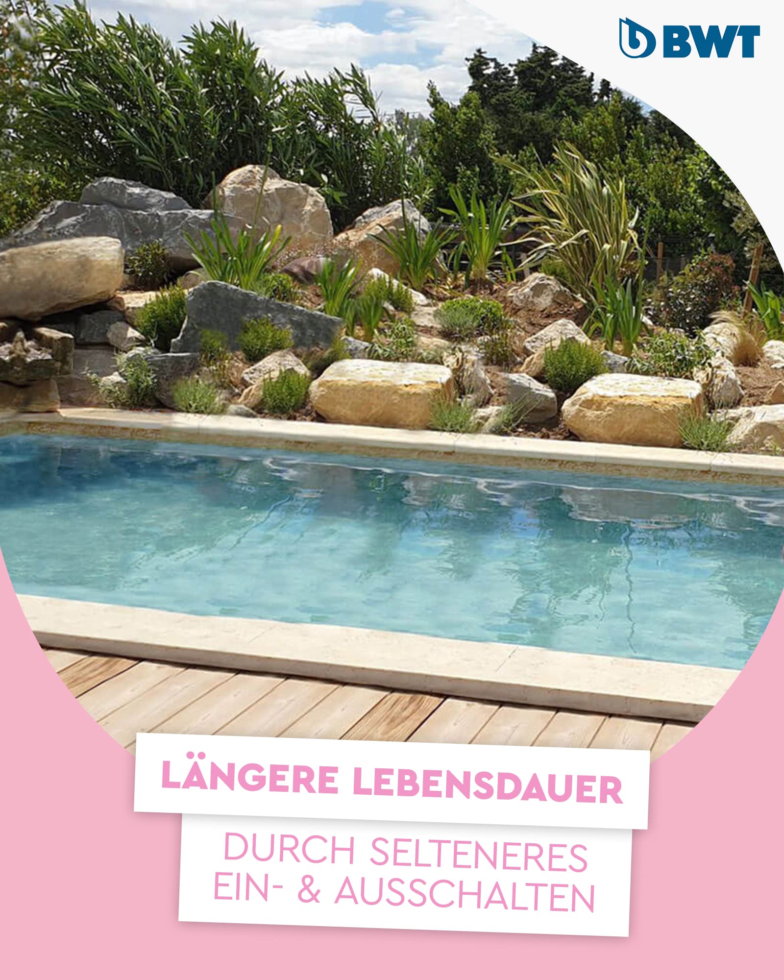 BWT myPOOL Inverter Wärmepumpe 80 | Leise Wärmepumpe Zur Pool Beheizung & Enteisung | Für Salzelektrolyseanlagen Geeignet | Mit Abdeckplane | Lange Lebensdauer | 8 kW