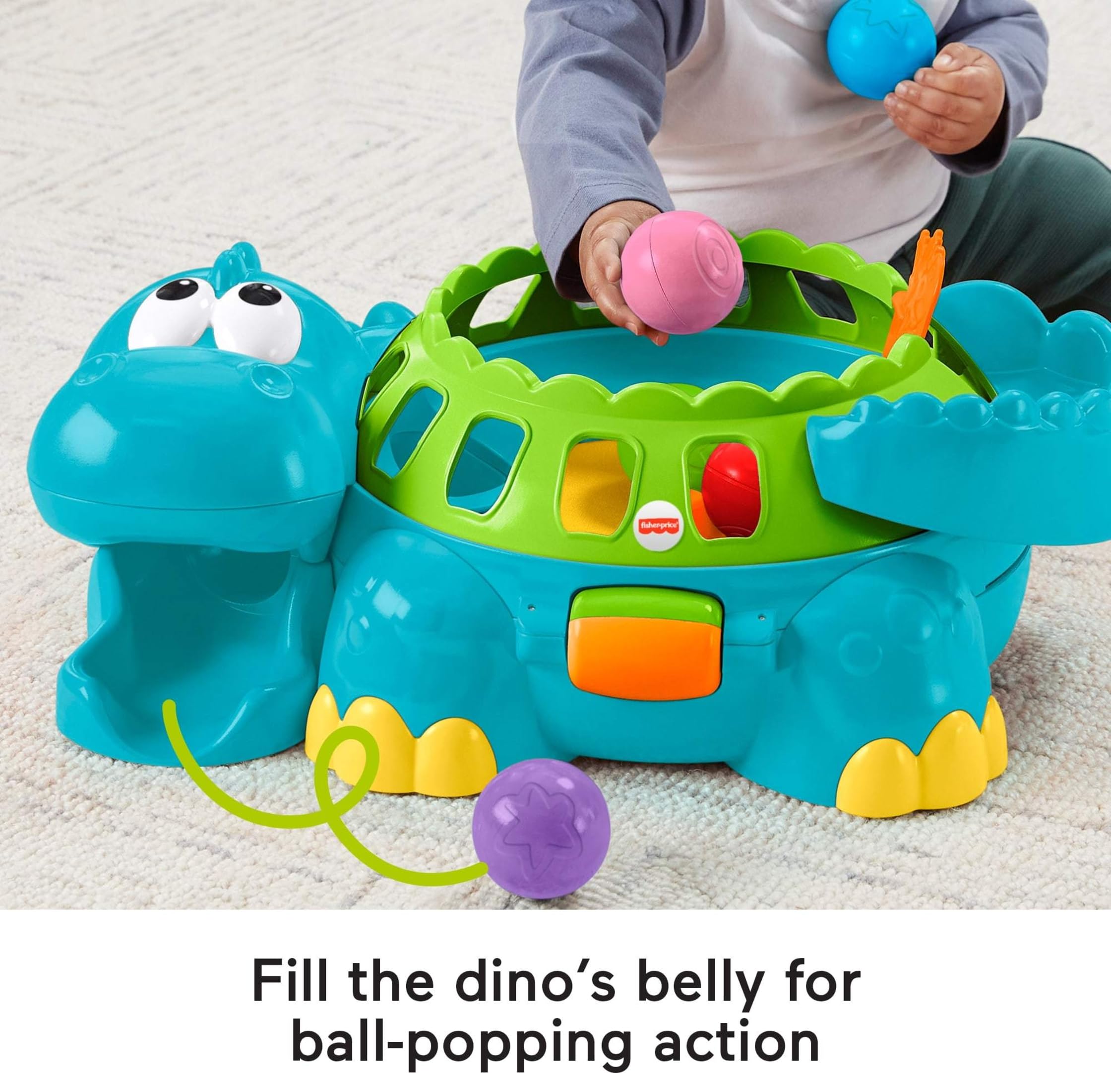 Fisher-Price Go Baby Go Poppity Pop Musical Dino
