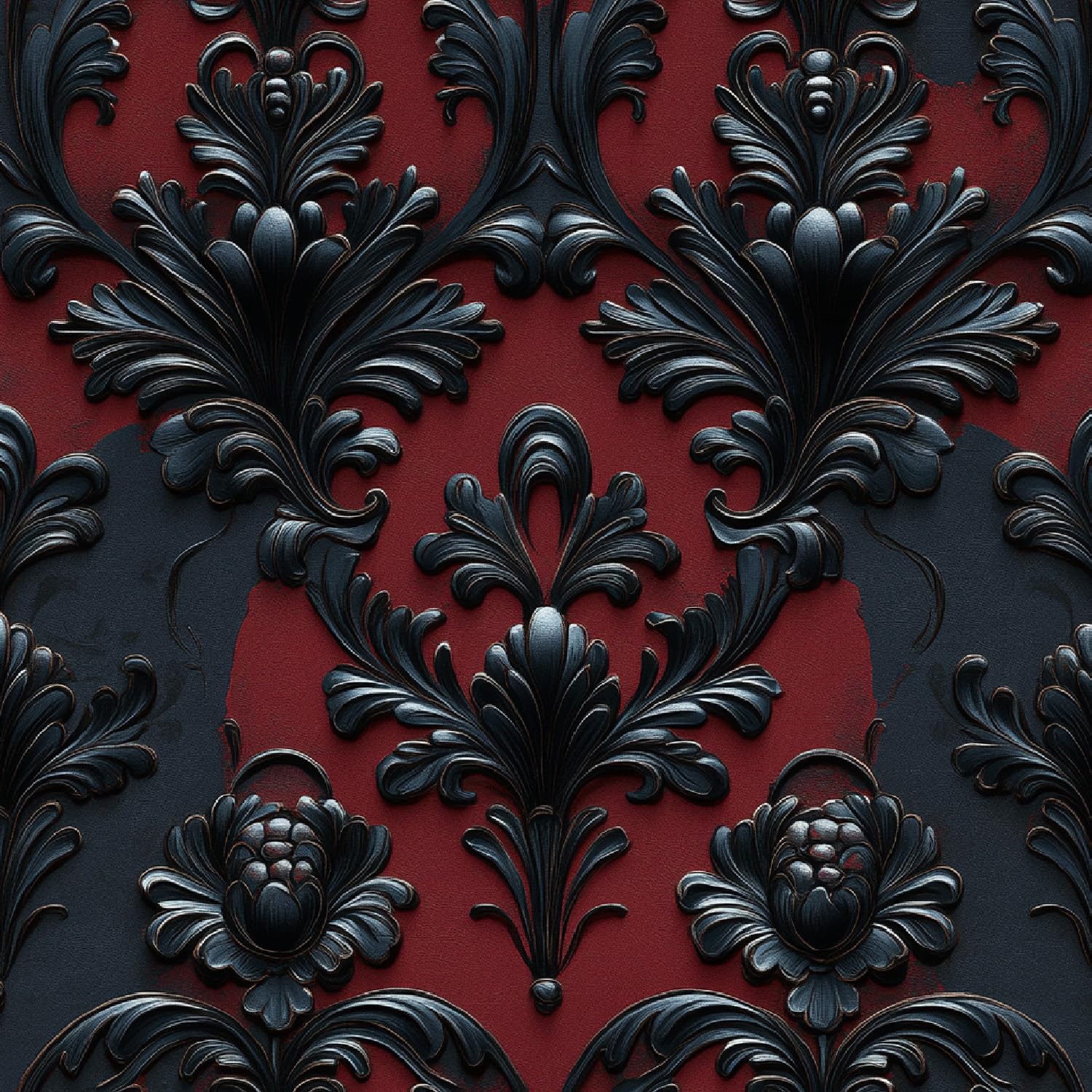 Peel and Stick Wallpaper Flowers Plants European Style Retro Contact Paper with Waterproof Stain-Resistant Surface for Drawers Laundry Room Furniture Makeovers Easy to Install Wall Paper 17.3"x118" — image 1
