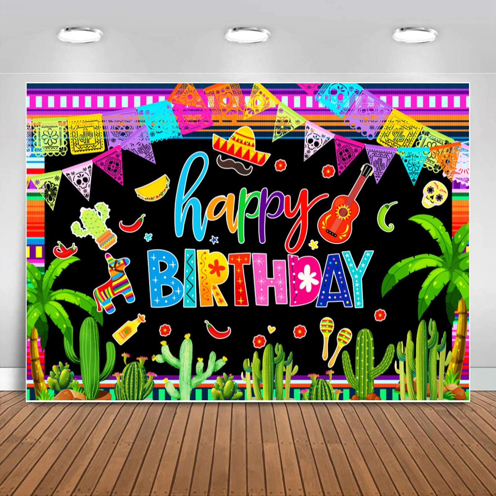 Mexican Fiesta Backdrop 10x8ft Cinco De Mayo Summer Luau Photo Background For Photography Theme Party Decorations Portrait Photoshoot Studio Photo Booth Props - View #10