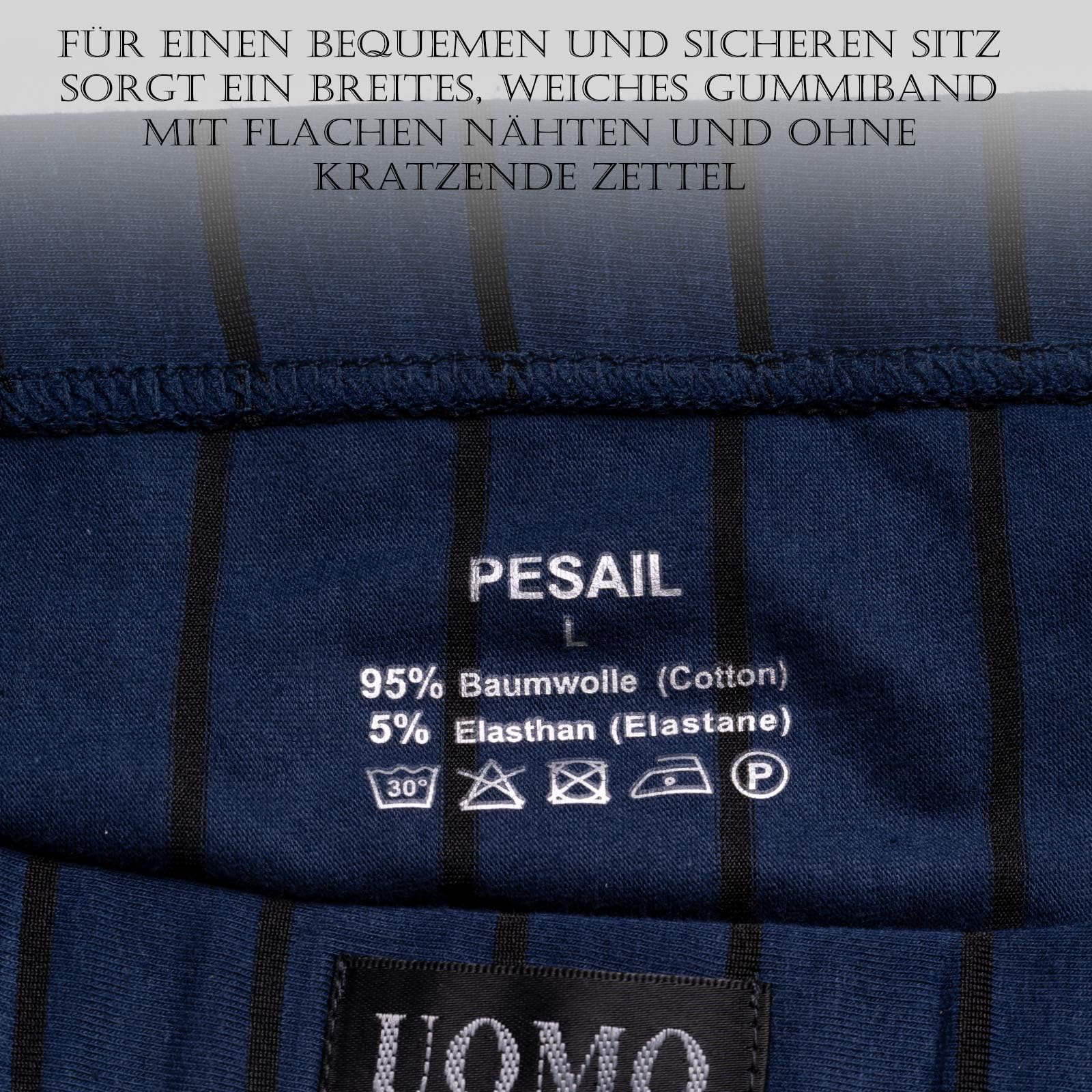 Herren Slips 10er Pack aus Baumwolle, M-10XL, Bequeme Briefs Unterwäsche, ohne kratzenden Zettel