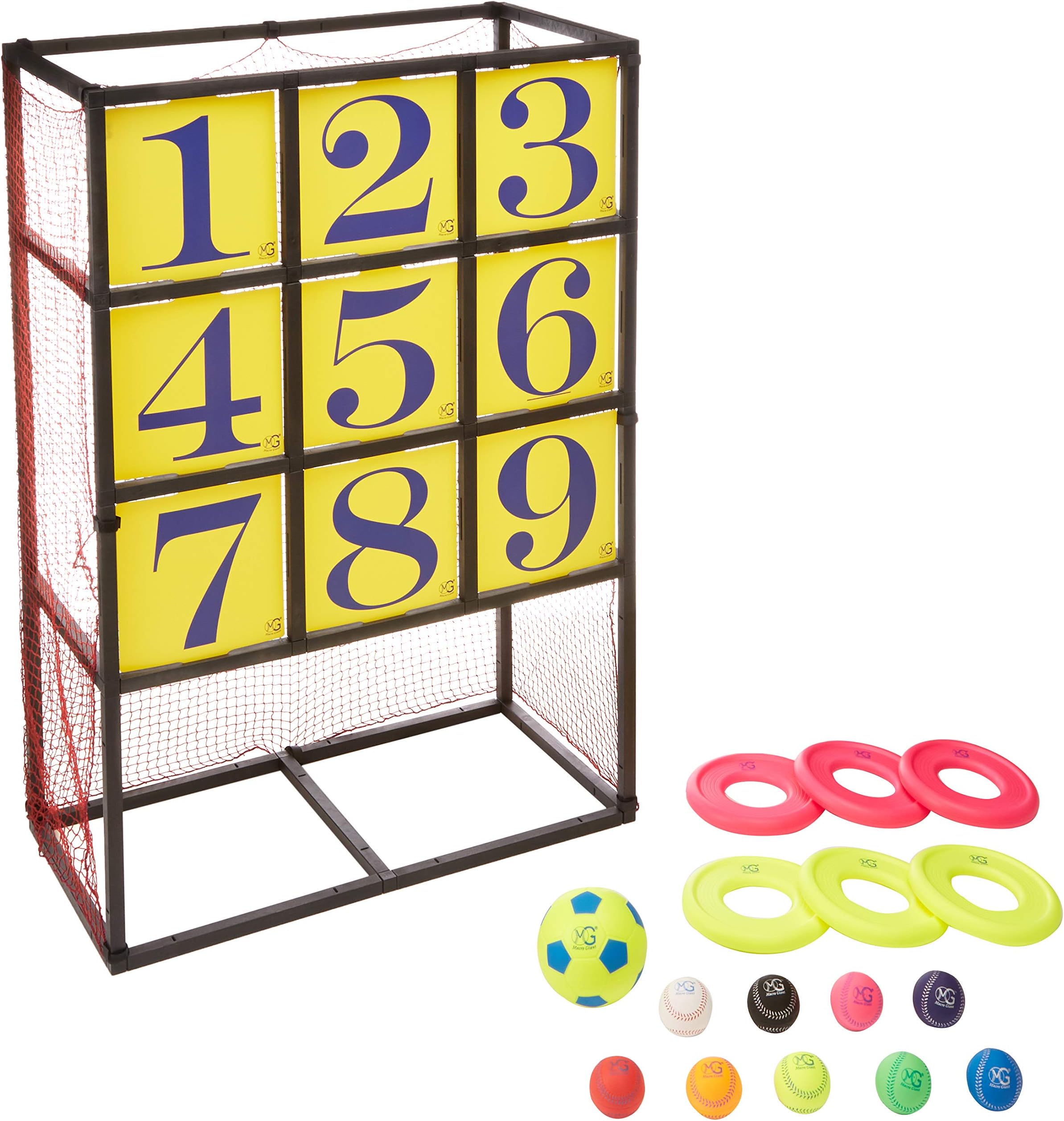 Macro Giant Portable Patent Pitching Target, Strike Zone, Baseball, Flying Disc, Soccer,Golf,Practice Net,Training Aid,Soccer Goal,Backstop,Yard Game