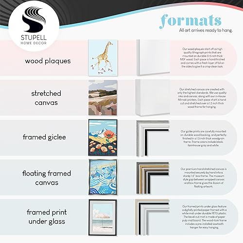 Miniatura 6 de Pieza de arte "Guía de símbolos de lavandería rústica", arte enmarcado en giclée, gris, 11 x 14 - Marco de bloque resistente listo para colgar -