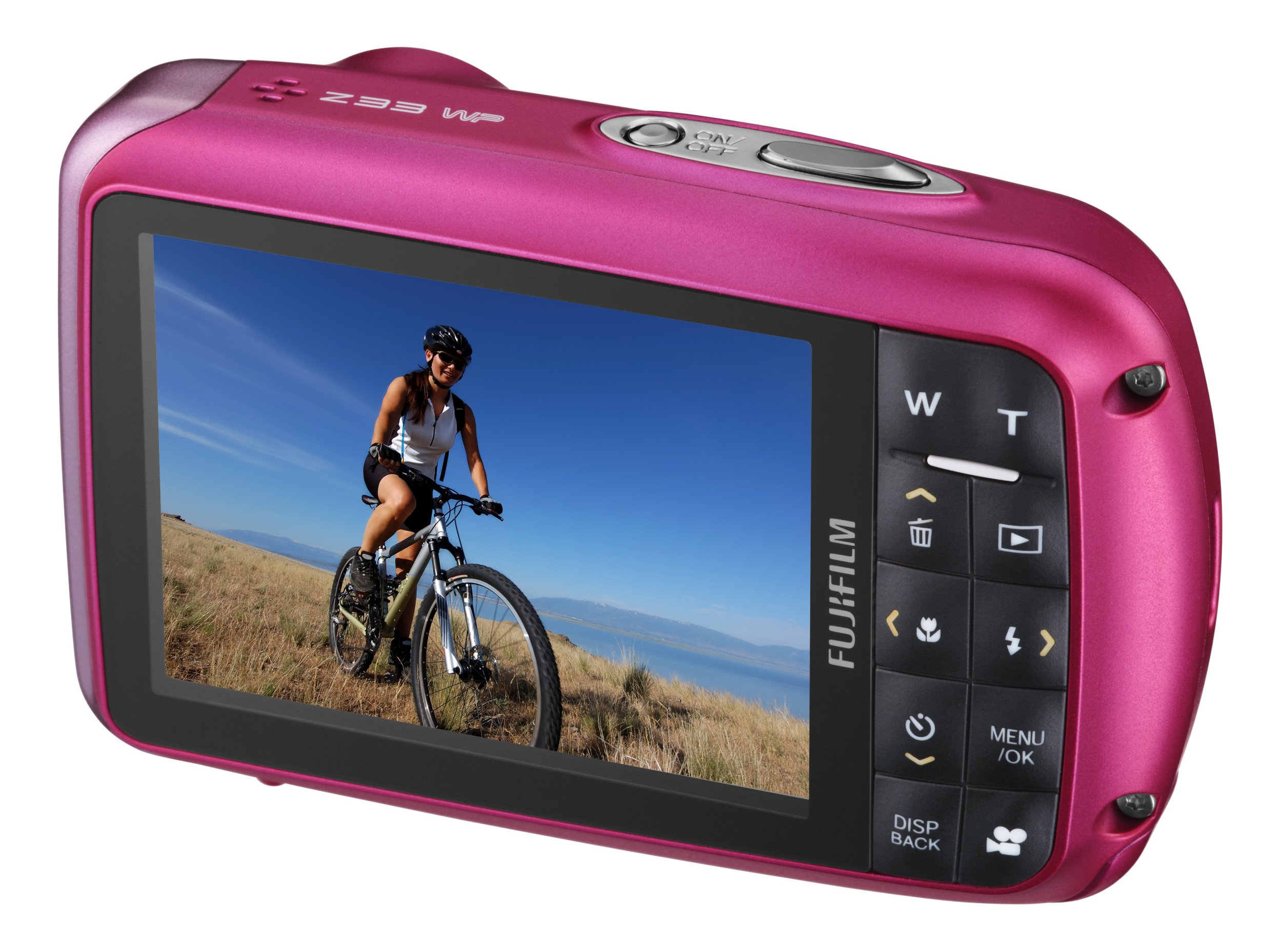 Fujifilm Câmera digital à prova d'água FinePix Z33WP 10MP com zoom