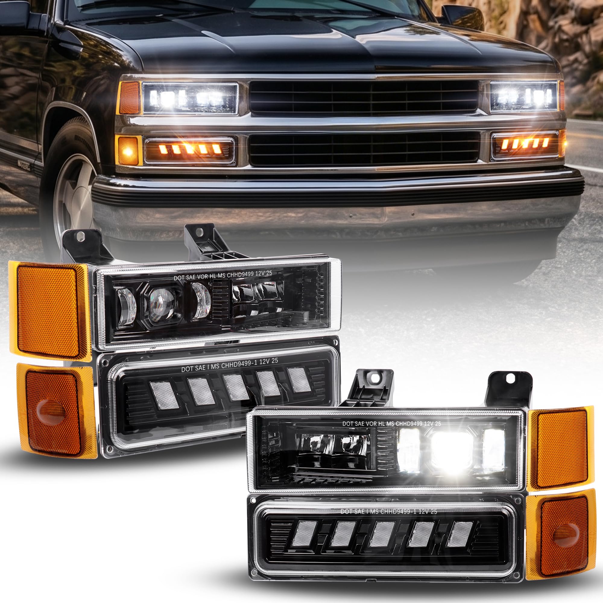 RAMJET4X4 OBS LED Headlights