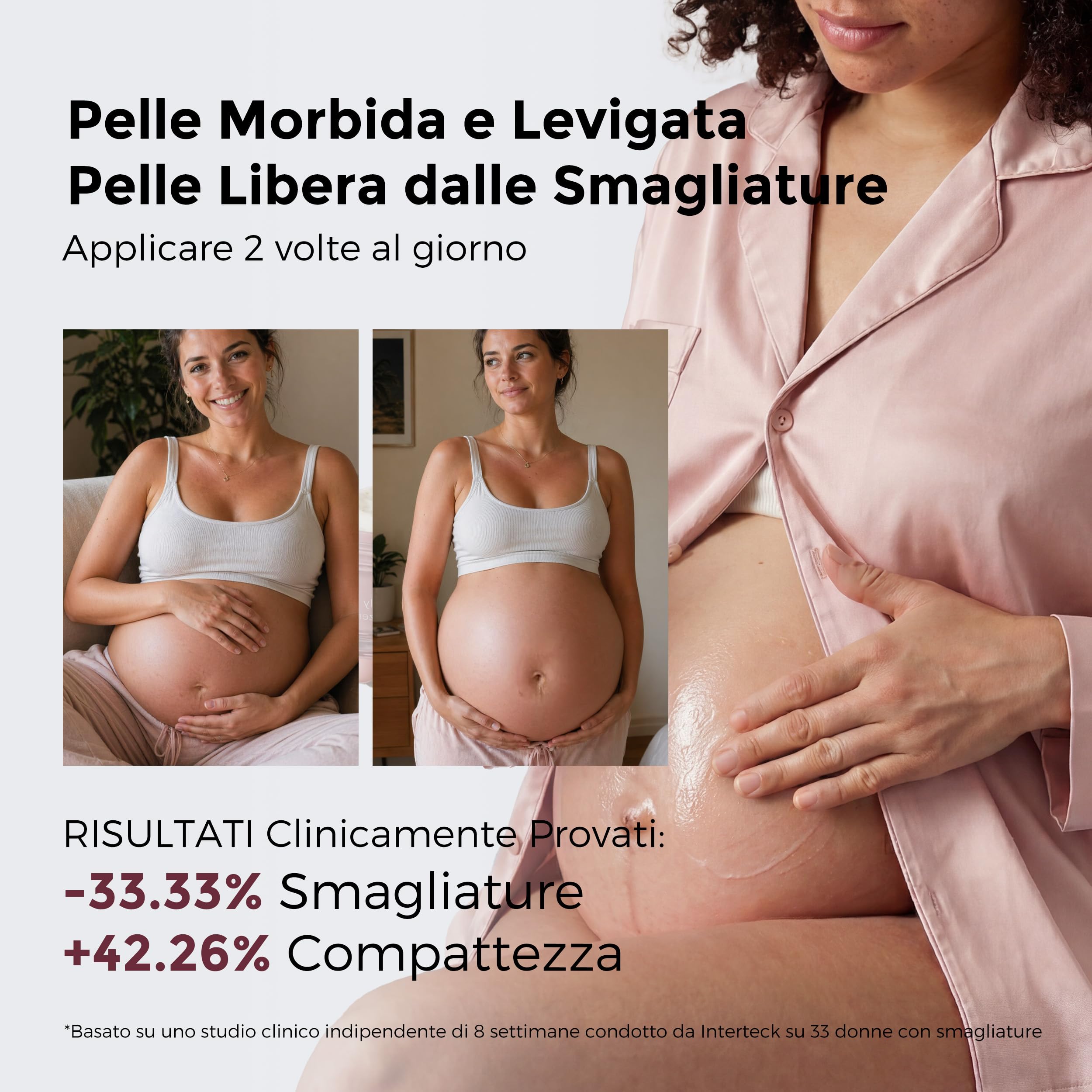 Momcozy Crema Smagliature e Rassodante Pancia 4-in-1,Trattamento con Peptidi Pro-Collagene,Idratante, Rassodante ed Elasticizzante per Gravidanza e Post Parto,150g