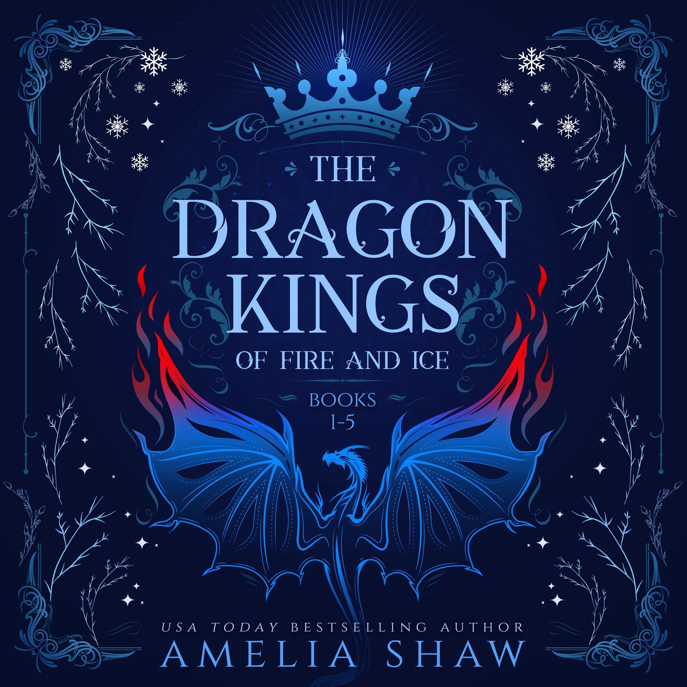 Cover art for Dragon Kings of Fire and Ice: Omnibus, Books 1-5