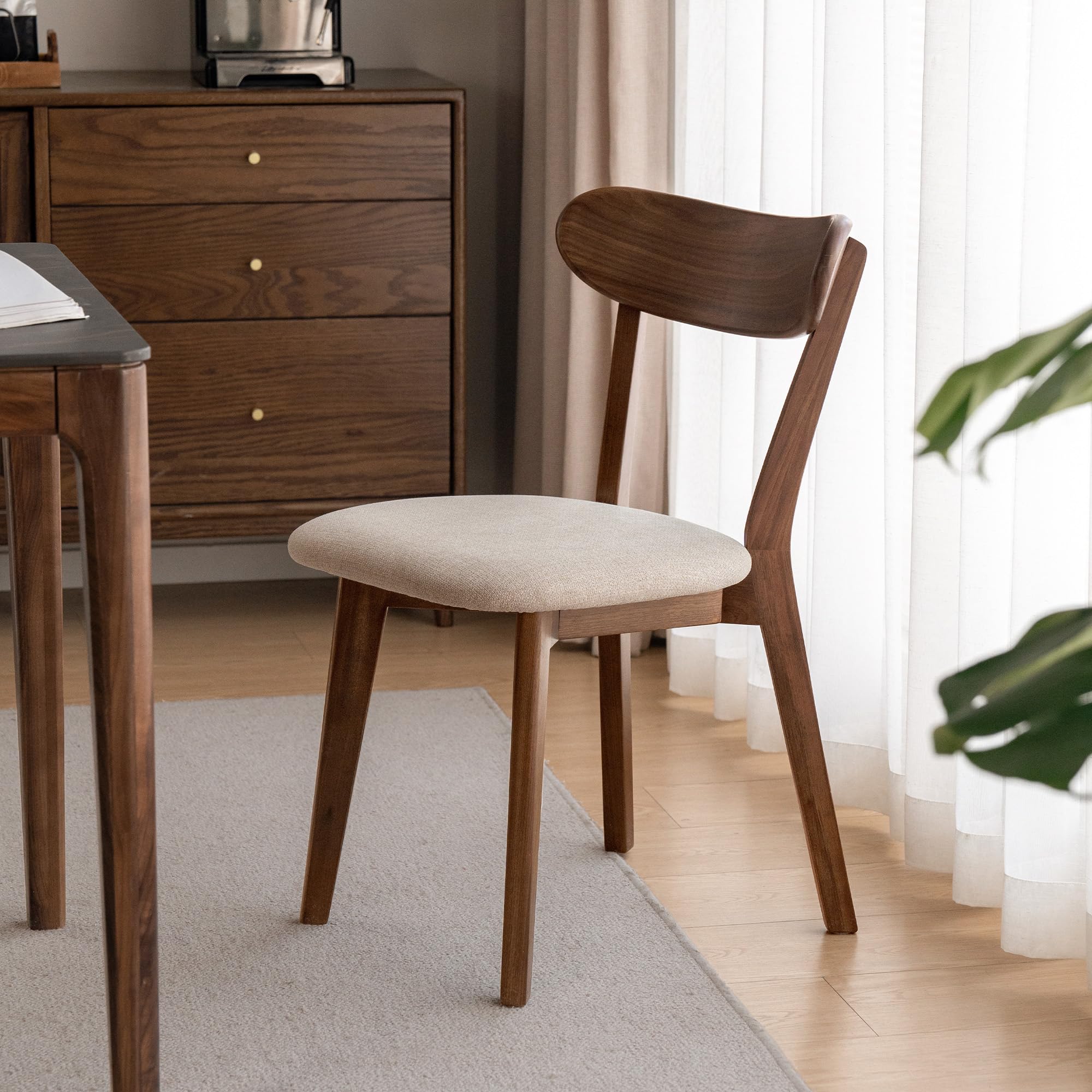 YESWOOD Esszimmerstuhl aus massiver Eiche Y00S12 Y28S08