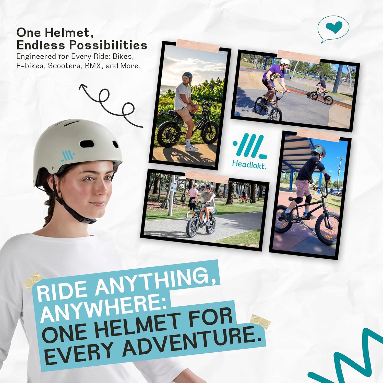 Bike Helmet for Adults: Award Winning, Patented Anti-Theft Lock System, US Certified Safe Bicycle Helmet for Men, Women, Teens | Superior Comfort for Ebike, Scooter, BMX, Skateboard Helmets