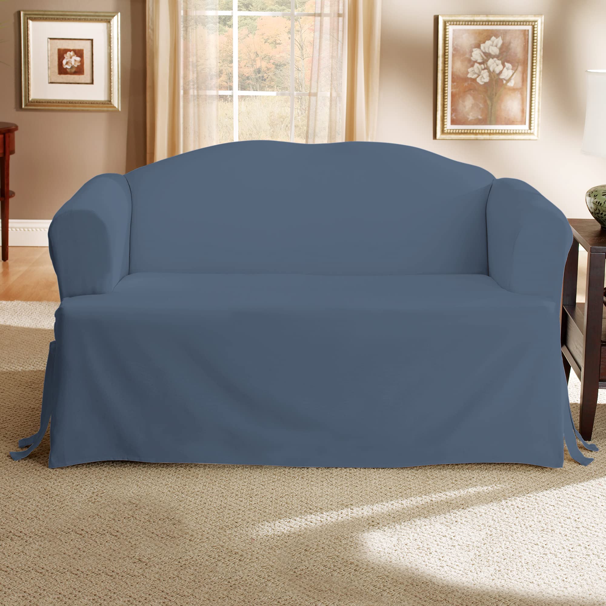 Amazon｜Sure Fit Duckソリッドt-cushion – ソファSlipcover