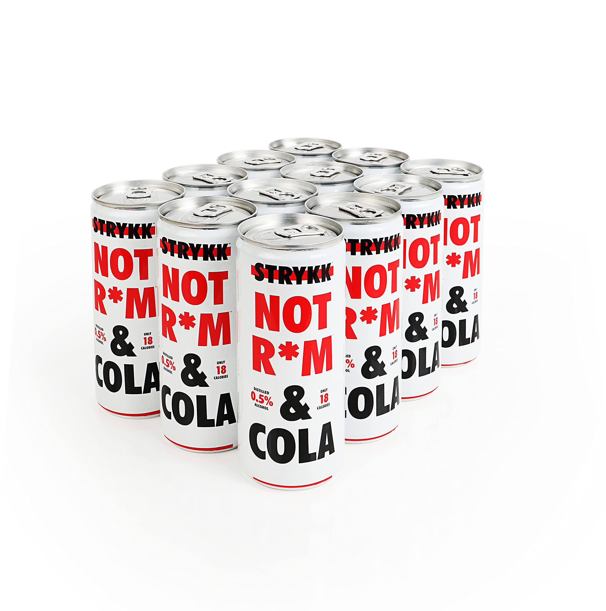 Buy Strykk Not Rum & Cola Alcohol Free Cocktail Can NonAlcoholic Rum