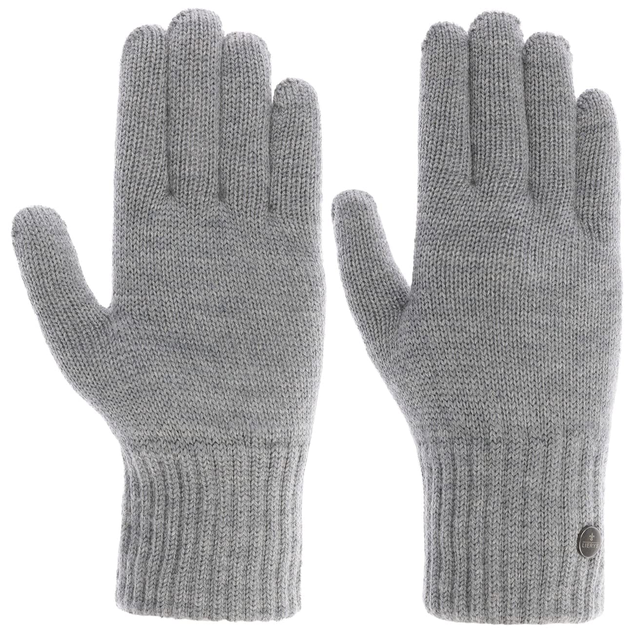 Lierys Merino Men´s Gloves Men grey L-XL