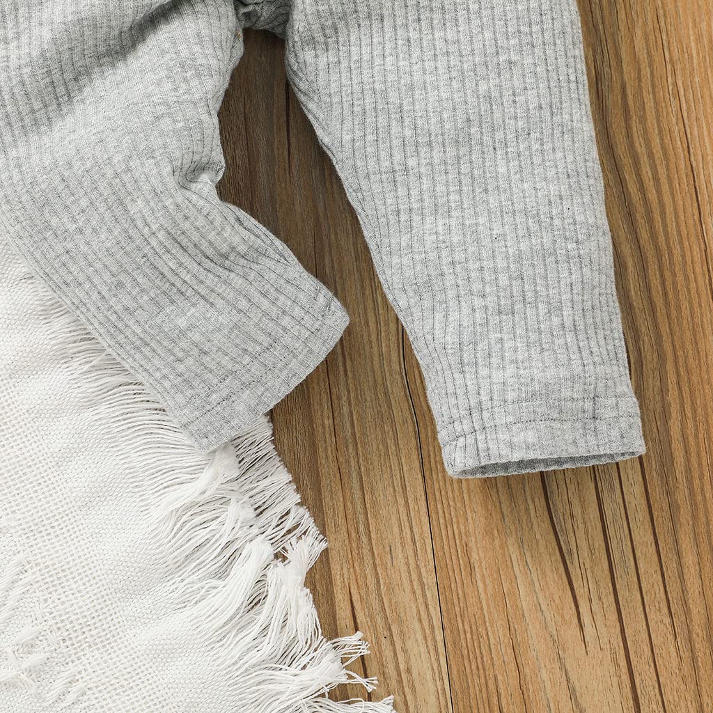 Lot de 3 leggings en coton tricoté pour bébé fille