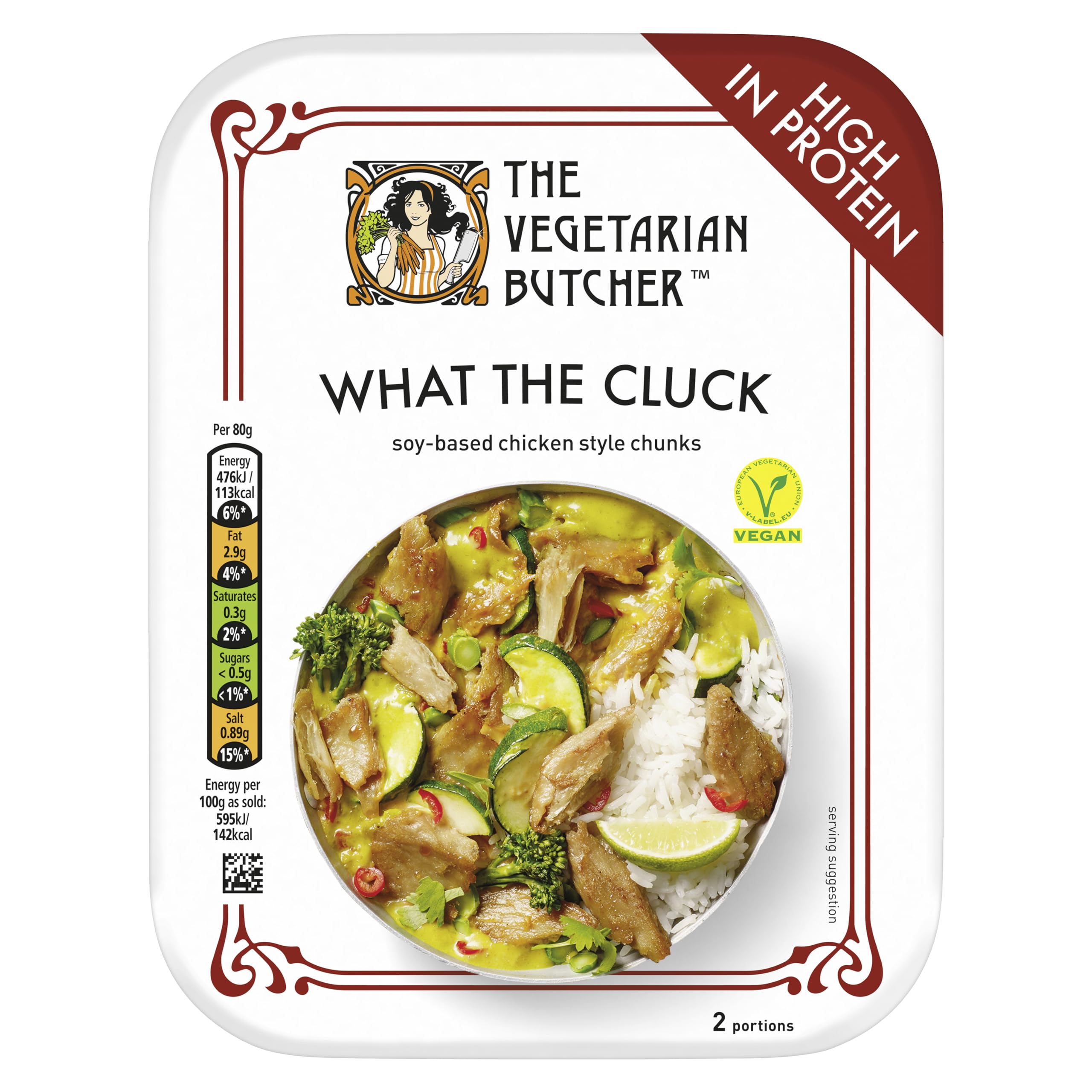 The Vegetarian Butcher What The Cluck Vegan Chicken Chunks 160g