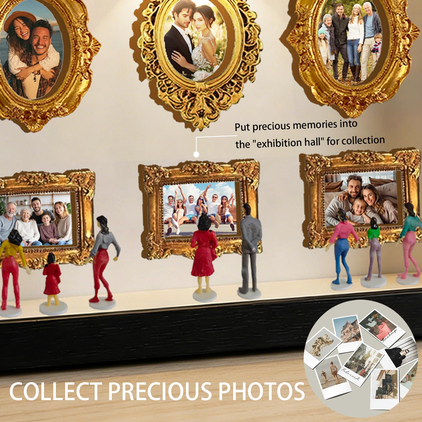 LUKIUP Mini Museum Siluetas Box DIY Siluetas