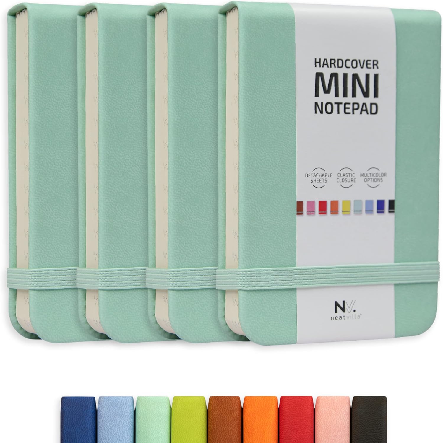 NeatVilla Tiny Notebook 3x4 Small Notepad Pocket Size, A7