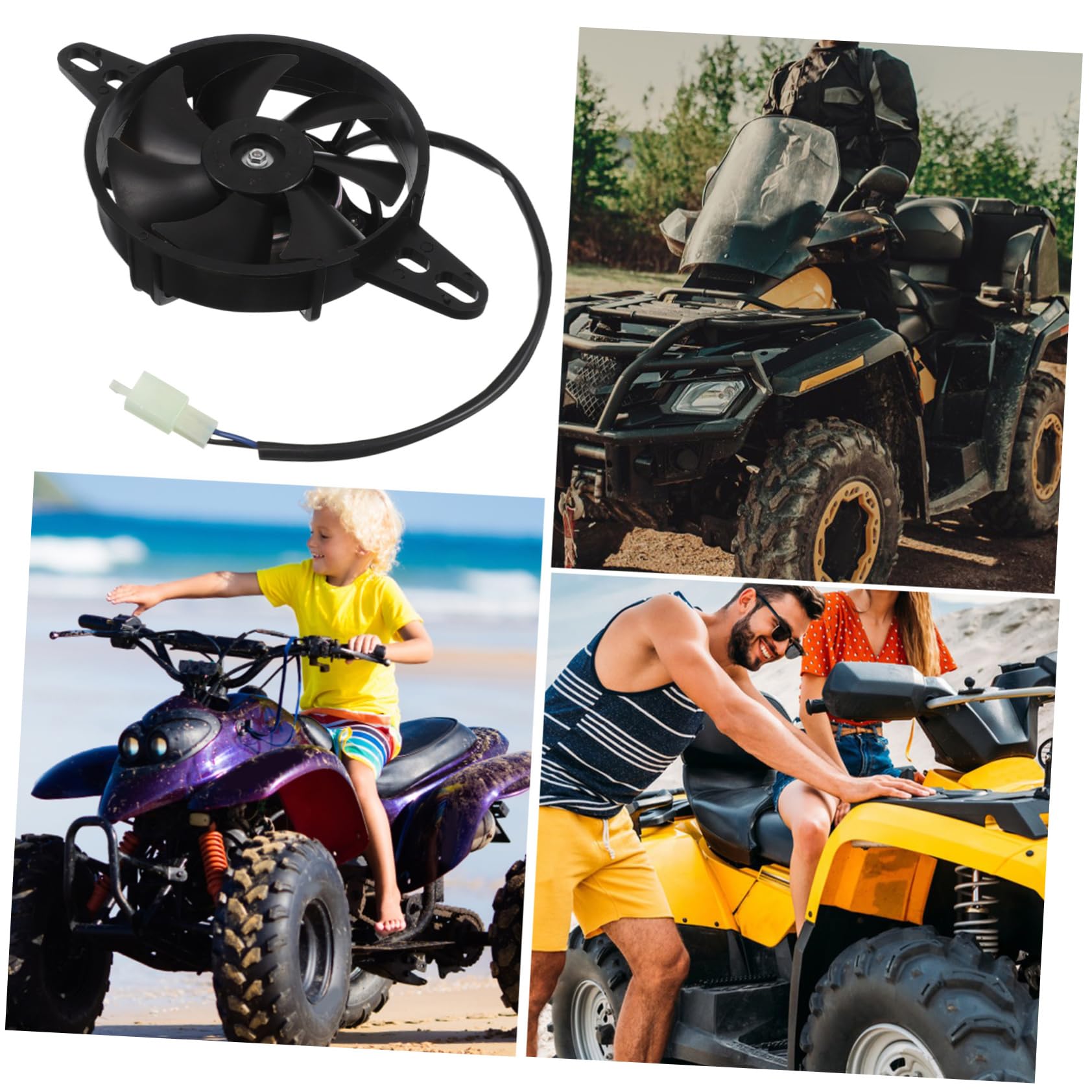 250cc Ventilatore Raffreddamento Per Per Atv e Dirt Bike Facile Installare Previene Surriscaldamenti e Prestazioni Del