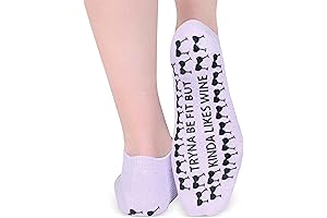 Sticky Grip Socks for Barre, Pilates, Lagree, Yoga, Dance, Non-Slip Socks for Women