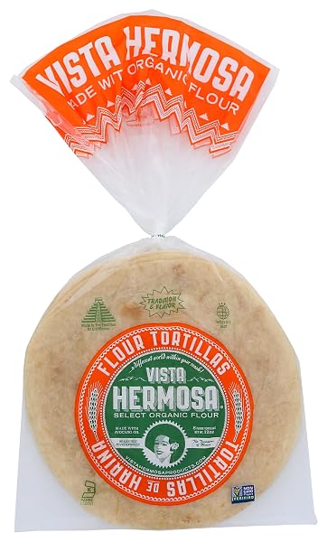 Vista Hermosa Flour Tortillas 8 Count, 12 OZ