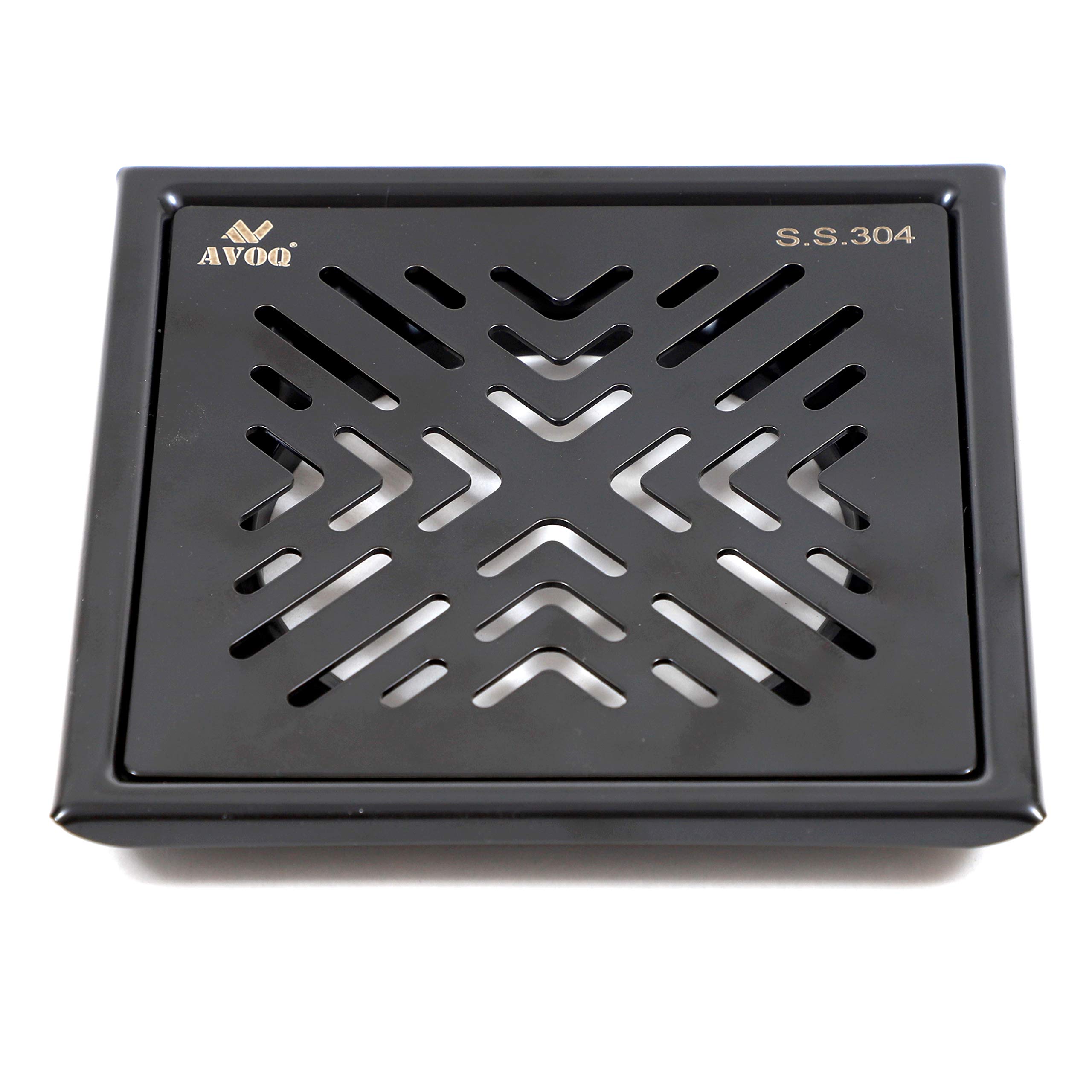 AVOQ Bathroom Floor Water Drain Grating (Floor Jali) (Material 100% SS304 Grade) (Design 4- Black) Without Trap (B08SC7CD5J) Amazon Price History, Amazon Price Tracker