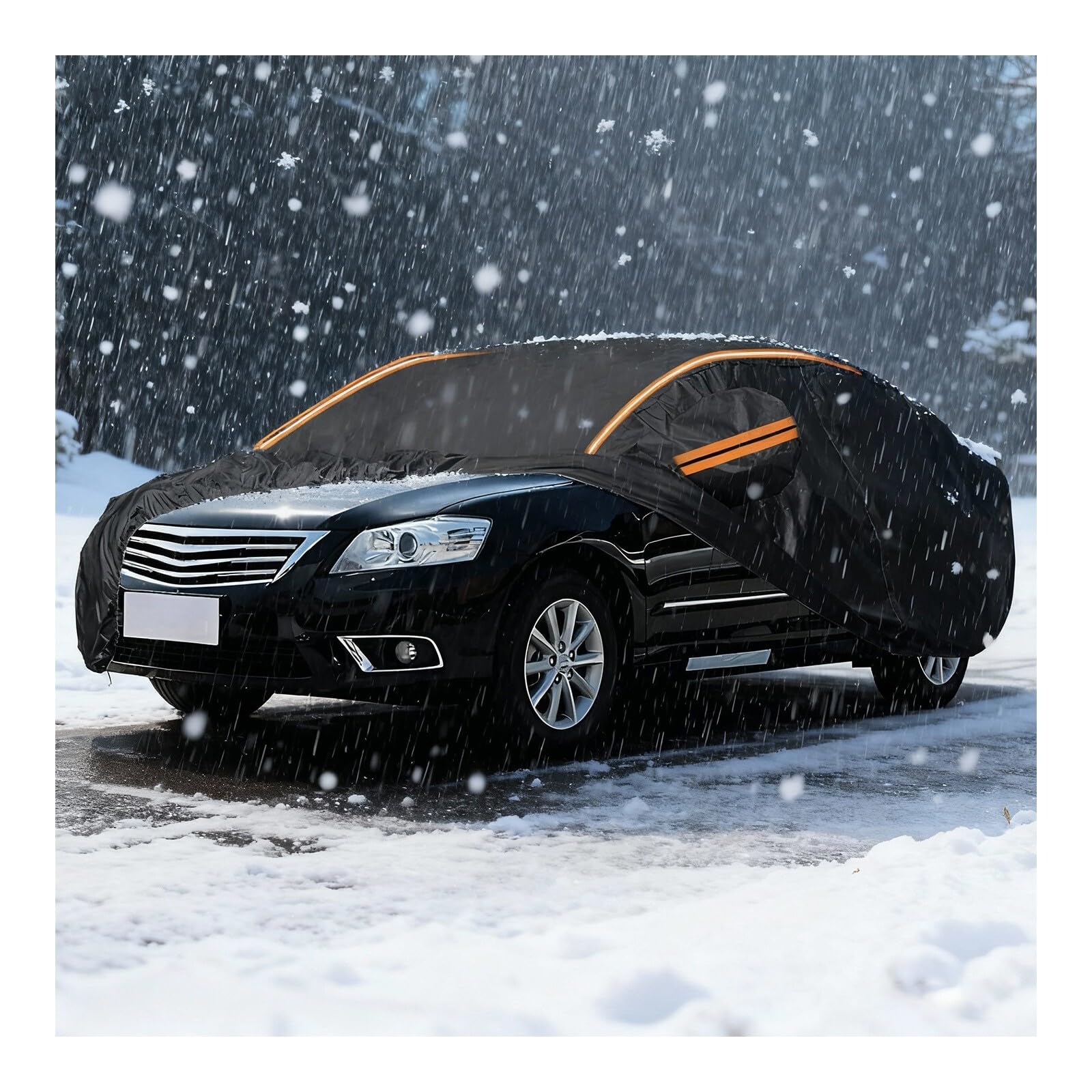 Copertura Auto Impermeabile 190T PU Per Volkswagen T-Roc - Protezione Solare E Antipioggia Completa Con Cerniera E Fascia Elasticizzata (Nero)