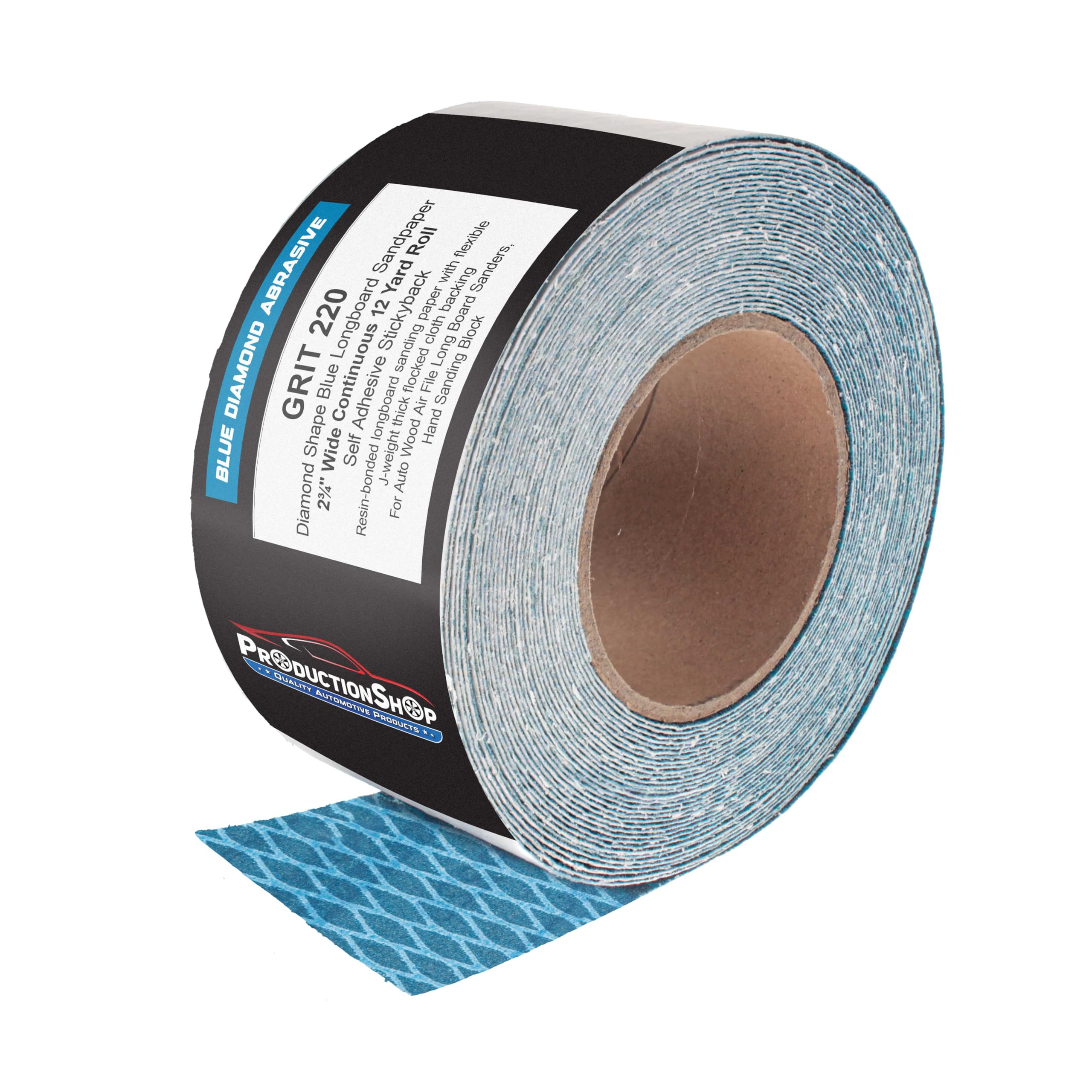 Longboard Sandpaper Roll - 220 Grit, 12 Yard -1