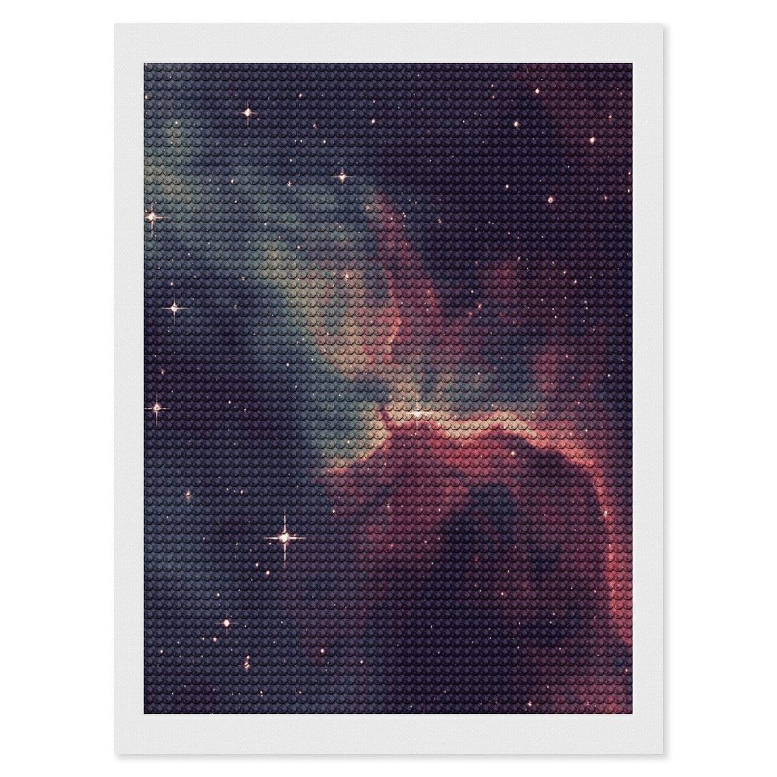 LDGSUPH Star Field in Deep Space Diamond Painting Kits for Adults Paint with Diamond Pictures Art DIY Full Drill Diamond Dots Painting Personalized Diamond Photo for Home Wall Decor Gift 12"x16"