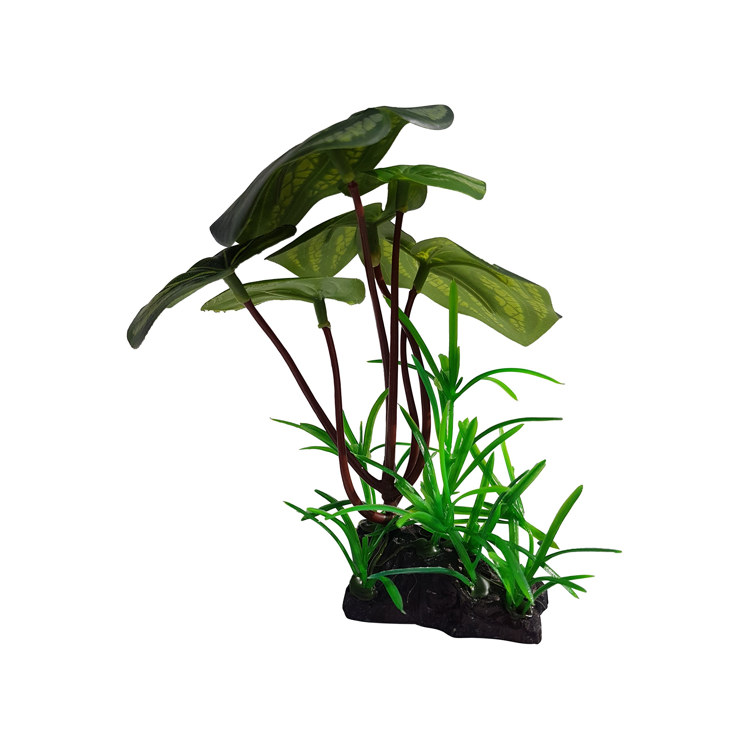 Attractive Silk Leaf And Grass Aquarium Plant