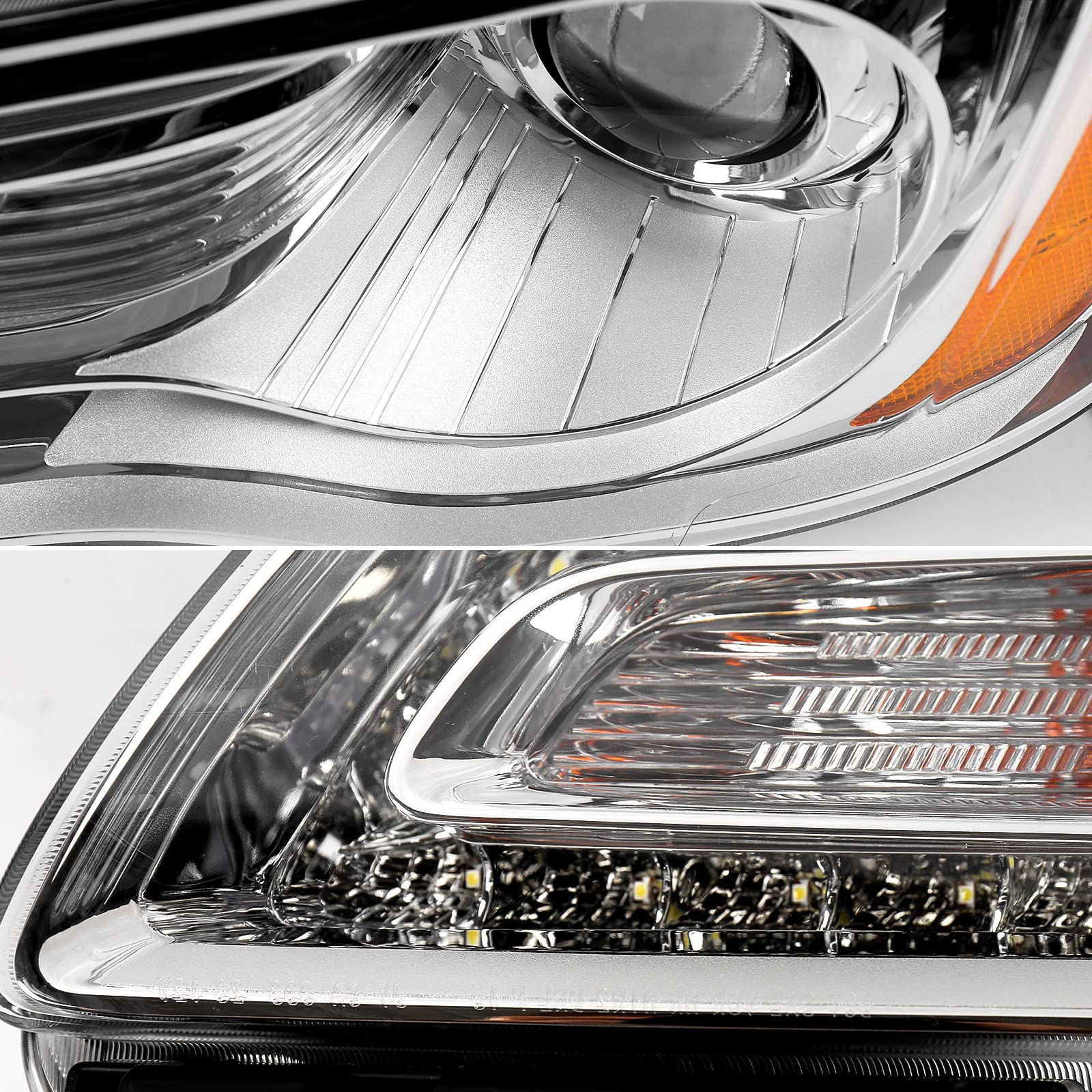 Amazon | FIONE - Chrysler 300/300C ヘッドライトアセンブリ