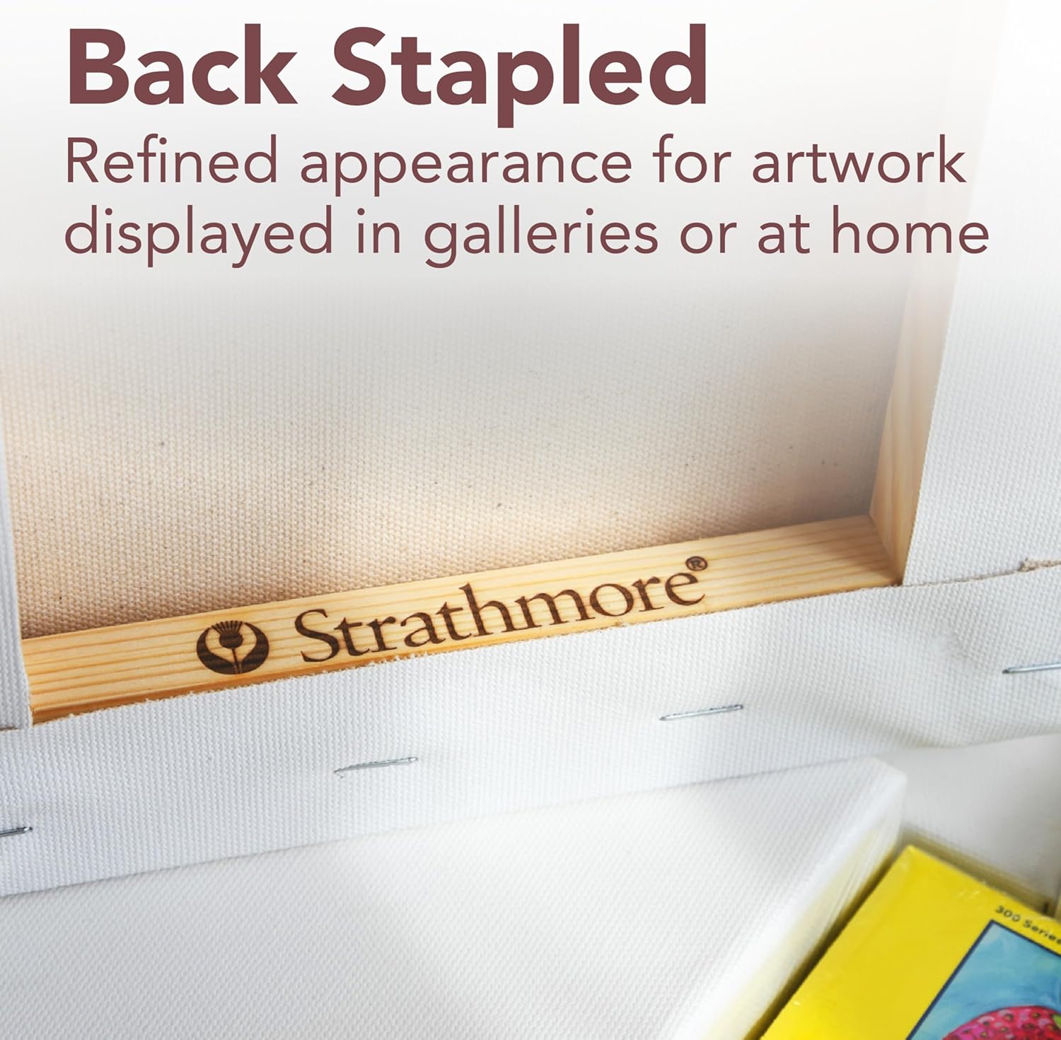 Strathmore 300 Series Gallery Stretched Canvas Pack, 8x8 inch, 6 Pack, Art Canvas for Students Professionals - Image 4