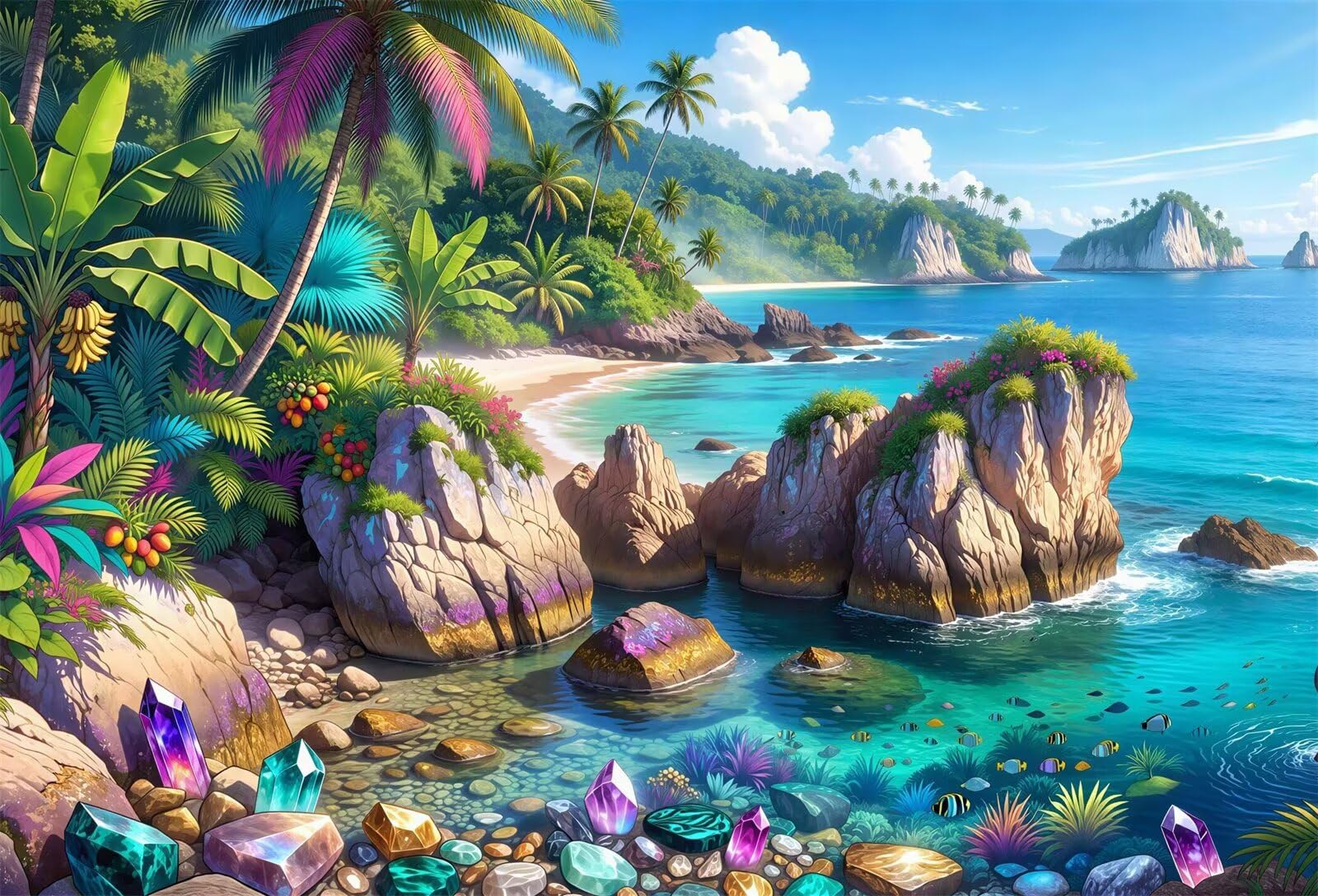 Puzzle 3000 pezzi Albero tropicale dell'alloro per Adulti, 122x81cm Puzzle Adulti 3000 pezzi, Giochi Di Puzzle per Tutta La Famiglia, Un Regalo Festivo per Gli Amici in Una Bella Confezione