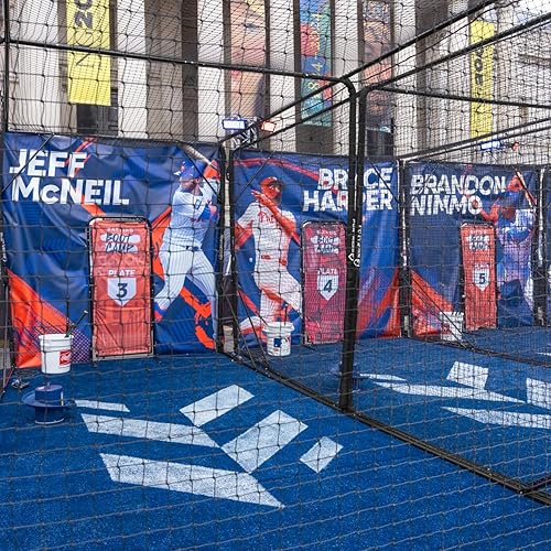 Miniatura 8 de Redes para Jaulas de Bateo de Béisbol Fortress  Redes Resistentes de HDPP Totalmente Cerradas para Béisbol y Sóftbol 14 Tamaños y 3 Opciones de