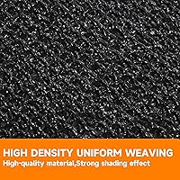 Vista 4 de 90% Shading Rate 8'x10' Black Shade Cloth,UV Resistant Durable Mesh Tarp with Grommets&Reinforced Edges, Shade Net Using for Plants Cover
