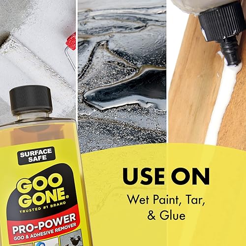 Miniatura 5 de Goo Gone Pro Power Adhesive Remover | Removes Stickers, Goo, Tar, Grease, Great on Tools | Surface Safe, Fresh Citrus Scent - 2 Pack with Scraper