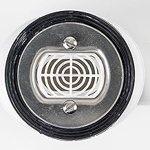 Haarsieb für Duschablauf, 1 Stück, in Weiß, kompatibel mit Viega Domoplex 6928 und 6929, Ersatz Tauchrohr Haarfänger Dusche für Ø 52 mm Domo plex Ablaufgarnitur, Haarfilter Siebeinsatz Duschabfluss