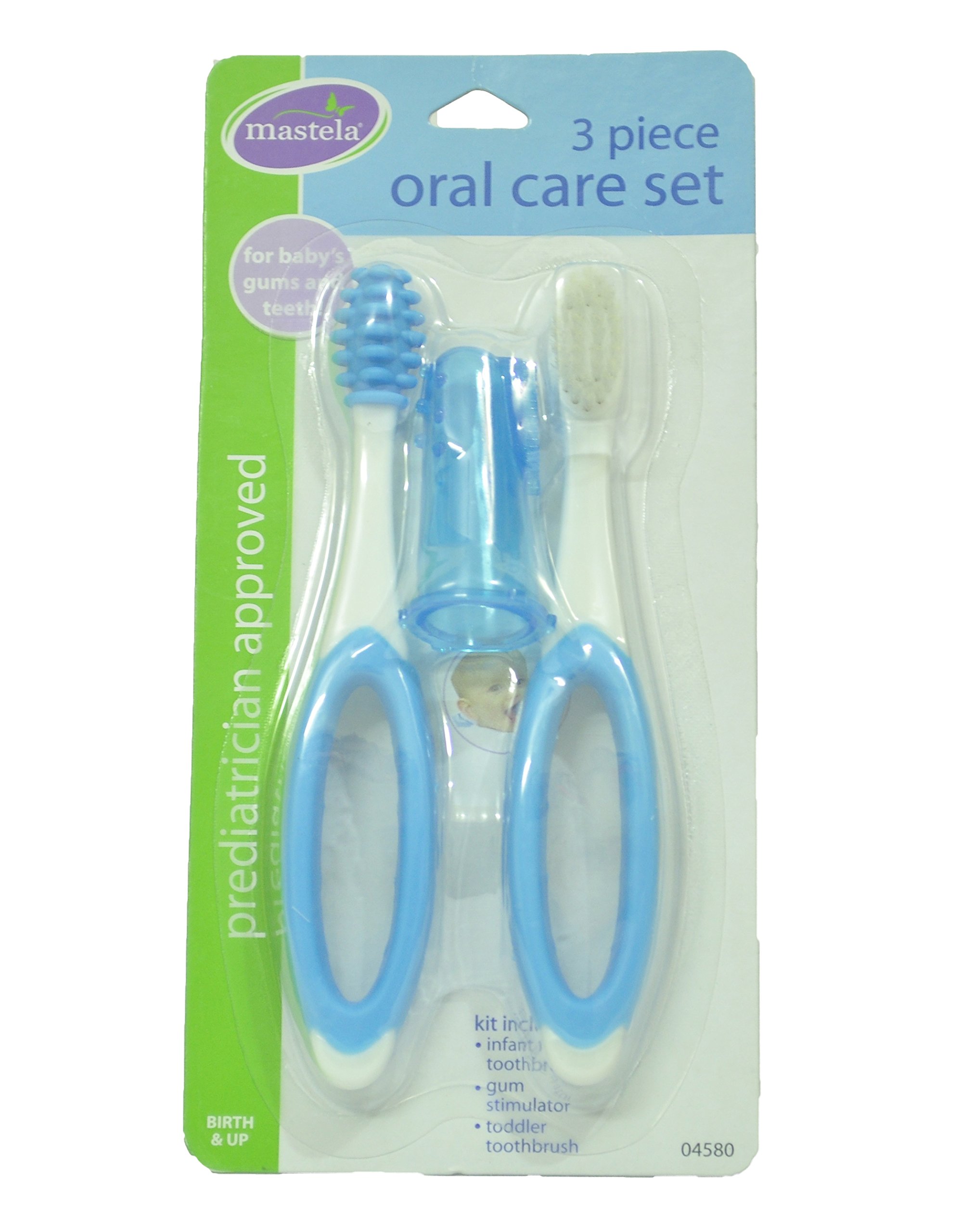 Babysid Collections Oral Care Set for Baby Kdis Mastela 3 Pcs Toothbrush from Birth and up-image-41
