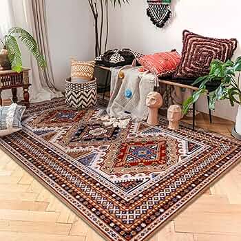 ビンテージ ペルシャ絨毯 ガーデン柄 庭園 ラグ ヴィンテージラグ ペルシャ絨毯 庭園模様 ヘシティデザイン