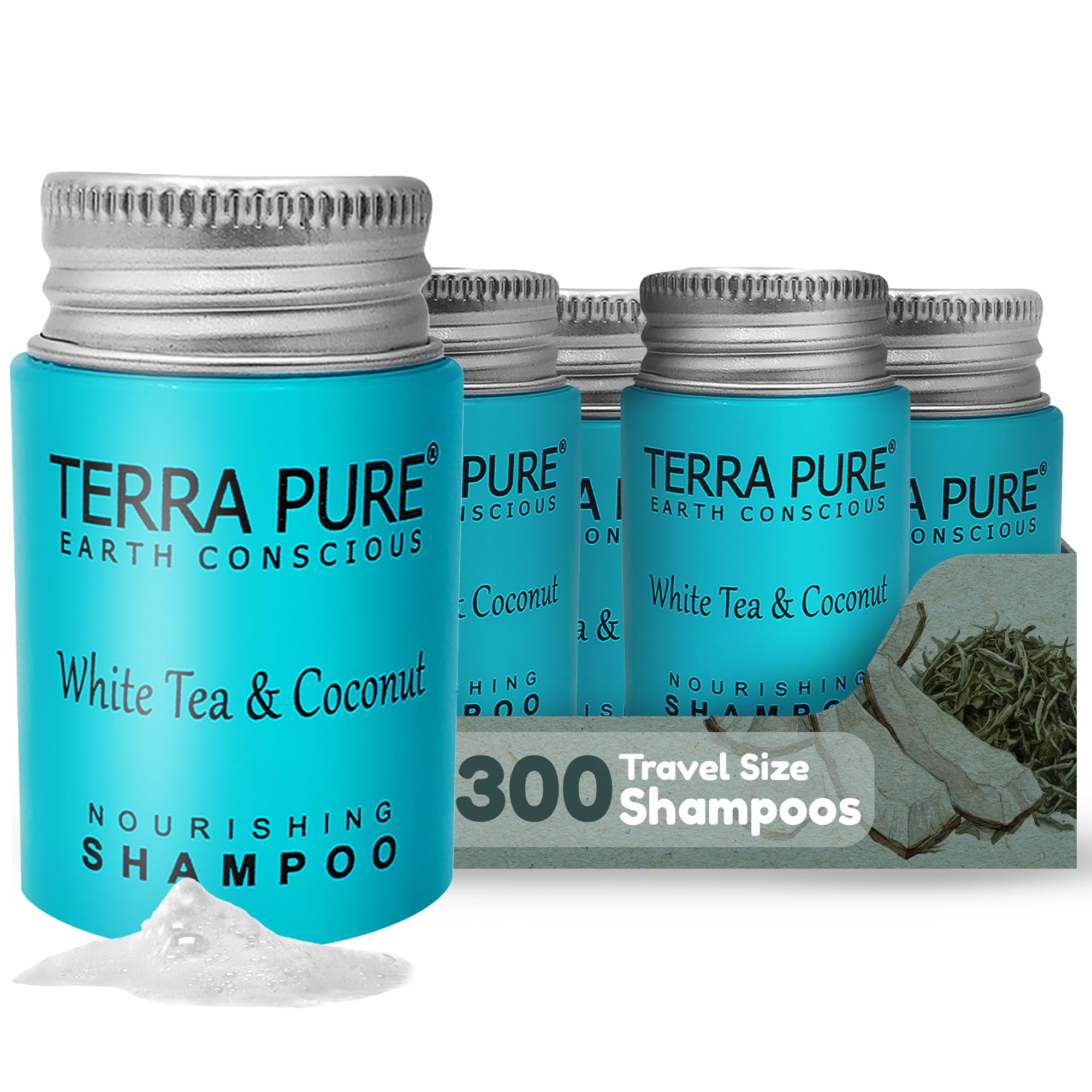 Amazon.com : Terra Pure Travel Size Hotel Shampoo 300 Count 1 oz