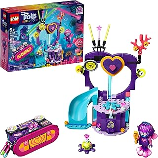 LEGO Trolls World Tour Techno Reef Dance Party 41250 Building Kit, Awesome Trolls Playset for Creative Play, New 2020 (173 Pieces)